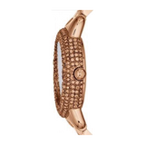 Marc Jacobs Marci Crystals Rose Gold Dial Rose Gold Steel Strap Watch for Women - MBM3192