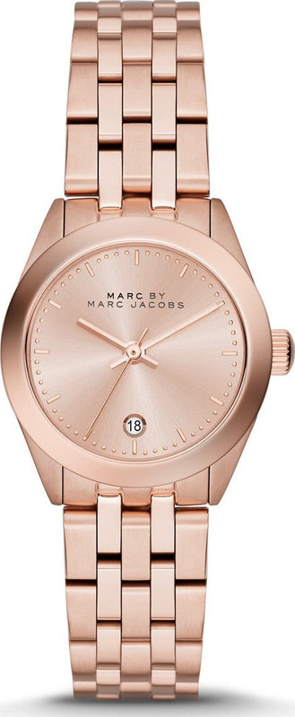 Marc Jacobs Peeker Rose Gold Dial Rose Gold Steel Strap Watch for Women - MBM3374