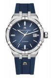 Maurice Lacroix Aikon Automatic Blue Dial Blue Rubber Strap Watch for Men - AI11808-SS000B-430-4
