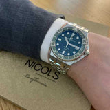 Maurice Lacroix Aikon Venturer Green Dial Silver Steel Strap Watch for Men - AI6057-SSL52-630-1