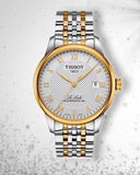 Tissot T Classic Le Locle Powermatic 80 Silver Dial Two Tone Steel Strap Watch For Men - T0064072203301