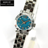 Marc Jacobs Amy Blue Dial Silver Steel Strap Watch for Women - MBM3274