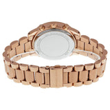 Michael Kors Brinkley Rose Gold Dial Rose Gold Steel Strap Watch for Women - MK6204