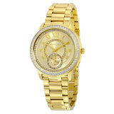 Michael Kors Madelyn Quartz Gold Dial Gold Steel Strap Watch For Women - MK6287