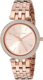 Michael Kors Darci Rose Gold Dial Rose Gold Stainless Steel Strap Watch for Women - MK3366