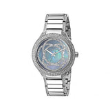 Michael Kors Kerry Mother of Pearl Dial Silver Strap Watch for Women - MK3480