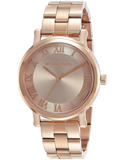 Michael Kors Norie Rose Gold Dial Rose Gold Steel Strap Watch for Women - MK3561