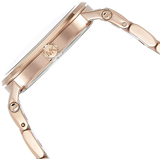 Michael Kors Norie Rose Gold Dial Rose Gold Steel Strap Watch for Women - MK3561