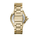 Michael Kors Camille Diamonds Gold Dial Gold Steel Strap Watch for Women - MK5720