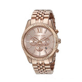 Michael Kors Lexington Rose Gold Dial Rose Gold Steel Strap Watch for Men - MK8319