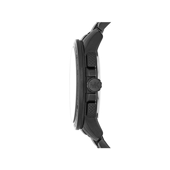 Michael Kors Ryker Chronograph Black Dial Black Steel Strap Watch For Men - MK8529