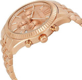 Michael Kors Lexington Rose Gold Dial Rose Gold Steel Strap Watch for Men - MK8319