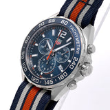 Tag Heuer Formula 1 Chronograph 43mm Blue Dial NATO Strap Watch for Men - CAZ1014.FC8196