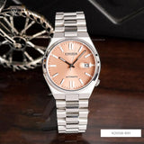 Citizen x Pantone Automatic Warm Sand Dial Silver Steel Strap Watch For Men - NJ0158-89Y