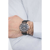 Emporio Armani Sport Quartz Black Dial Black Rubber Strap Watch For Men - AR11101