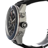 Tag Heuer Carrera Automatic Chronograph Steel & Ceramic Black Dial Black Rubber Strap Watch for Men - CBG2A1Z.FT6157