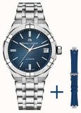 Maurice Lacroix Aikon Automatic Blue Dial Silver Steel Strap Watch for Women - AI1807-SS002-430-1