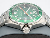 Tag Heuer Formula 1 Limited Edition Green Dial Silver Steel Strap Watch for Men - WAZ1017.BA0842