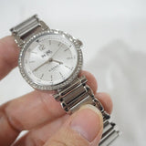 Coach Sports Crystals Silver Dial Silver Steel Strap Watch for Women - 14502194