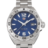 Tag Heuer Formula 1 Blue Dial Silver Steel Strap Watch for Men - WAZ1118.BA0875