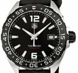 Tag Heuer Formula 1 Quartz Black Dial Black Rubber Strap Watch for Men - WAZ1110.FT8023
