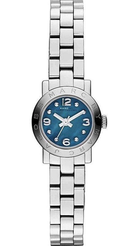 Marc Jacobs Amy Blue Dial Silver Steel Strap Watch for Women - MBM3274