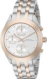 Marc Jacobs Peeker Chronograph Silver Two Tone Steel Strap Watch for Women - MBM3369