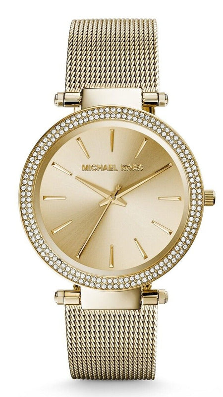 Michael Kors Darci Gold Dial Gold Mesh Bracelet Watch for Women - MK3368