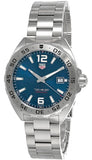 Tag Heuer Formula 1 Blue Dial Silver Steel Strap Watch for Men - WAZ1118.BA0875