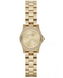 Marc Jacobs Henry Gold Dial Gold Steel Strap Watch for Women - MBM3277