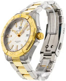 Tag Heuer Aquaracer Silver Dial Two Tone Steel Strap Watch for Women - WBD1120.BB0930