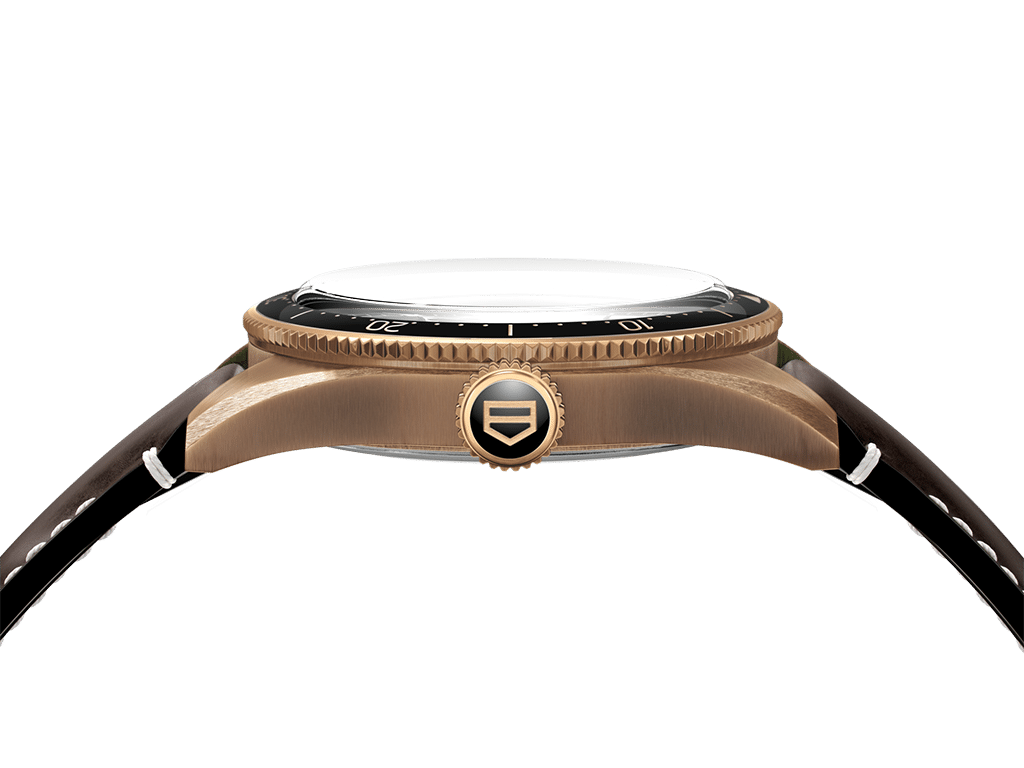 Tag Heuer Autavia Brown Dial Brown Leather Strap Watch for Men - WBE5191.FC8276