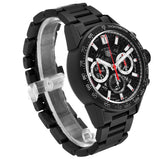 Tag Heuer Carrera Automatic Chronograph Black Dial Black Steel Strap Watch for Men - CBG2090.BH0661