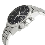 Tag Heuer Carrera Automatic Chronograph Black Dial Silver Steel Strap Watch for Men - CBK2110.BA0715