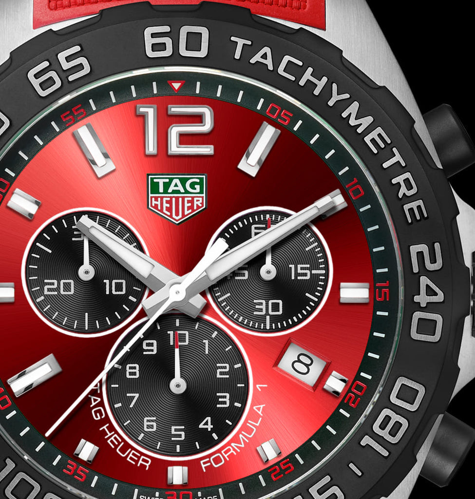 Tag Heuer Formula 1 Red Dial Watch for Men - CAZ101AN.FT8055
