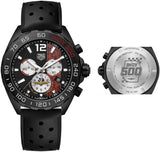 Tag Heuer Formula 1 Indy 500 Limited Edition Chronograph Black Dial Black Rubber Strap Watch for Men - CAZ101AD.FT8024