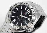 Tag Heuer Formula 1 Black Dial Silver Steel Strap Watch for Men - WAZ1112.BA0875