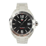 Tag Heuer Formula 1 Black Dial Silver Steel Strap Watch for Men - WAZ1112.BA0875
