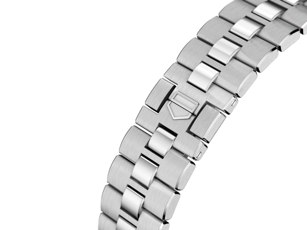 Tag Heuer Monaco Automatic Chronograph Black Dial Silver Steel Strap Watch for Men - CBL2113.BA0644