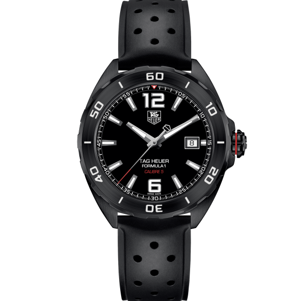 Tag Heuer Formula 1 Black Dial Strap Watch for Men - WAZ2115.FT8023