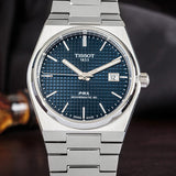Tissot PRX Powermatic 80 Blue Dial Silver Steel Strap Watch For Men - T137.407.11.041.00