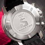 Tissot Seastar 1000 Chronograph Red Dial Black Rubber Strap Watch For Men - T120.417.17.421.00
