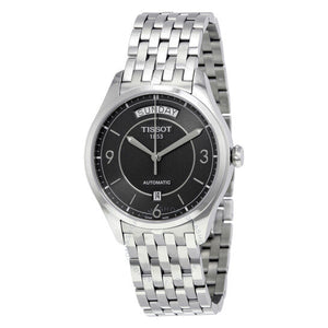 Tissot T Classic T One Automatic Grey Dial Silver Steel Strap Watch For Men - T038.430.11.067.00