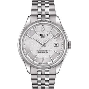 Tissot Ballade Powermatic 80 Cosc Silver Dial Silver Steel Strap Watch For Men - T108.408.11.037.00
