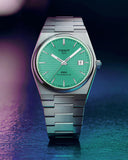 Tissot PRX Powermatic 80 Automatic Mint Green Dial Silver Steel Strap Watch for Men - T137.407.11.091.01