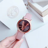 Versace Virtus Quartz Grey Dial Pink Leather Strap Watch for Women - VEHC00319