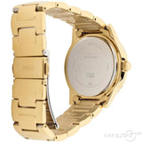 Guess Sassy Analog Quartz Gold Dial Gold Steel Strap Watch For Women - W0705L2