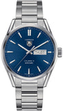 Tag Heuer Carrera Automatic Blue Dial Silver Steel Strap Watch for Men - WAR201E.BA0723