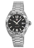 Tag Heuer Formula 1 Black Dial Silver Steel Strap Watch for Men - WAZ1112.BA0875