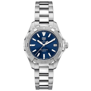 Tag Heuer Aquaracer Quartz Blue Dial Silver Steel Strap Watch for Women - WBD1312.BA0740